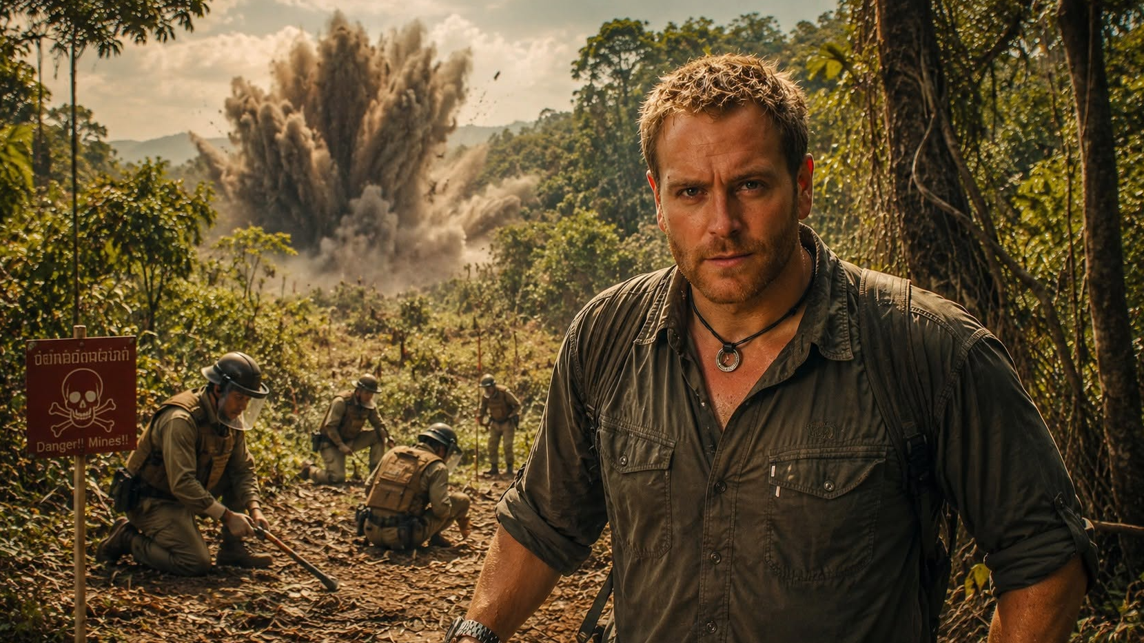 Josh Gates Faces Deadly Minefields in Cambodia during a lost temple search