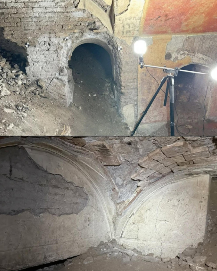 Oak Island Roman vault discovery with mosaic floor