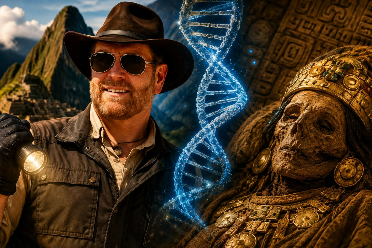Alien DNA in Inca Mummy discovered by Josh Gates in Peru