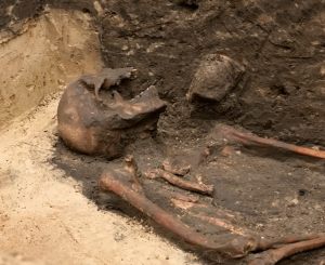 Expedition Unknown Hidden Templar Burial excavation at a medieval Knights Templar commandery in southern France