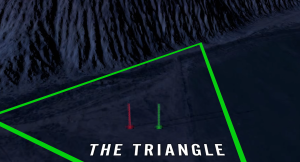 Mysterious UAP evidence appears above the Triangle during the rocket experiment.