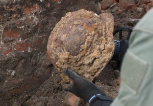 A sealed Nazi bunker reveals military equipment and abandoned wartime communications.