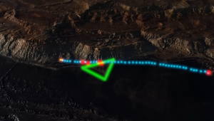 GPS corruption appears above the Triangle boundary.