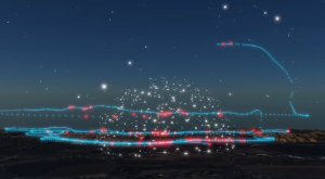 Helicopter lidar scans the Skinwalker Ranch dome anomaly.