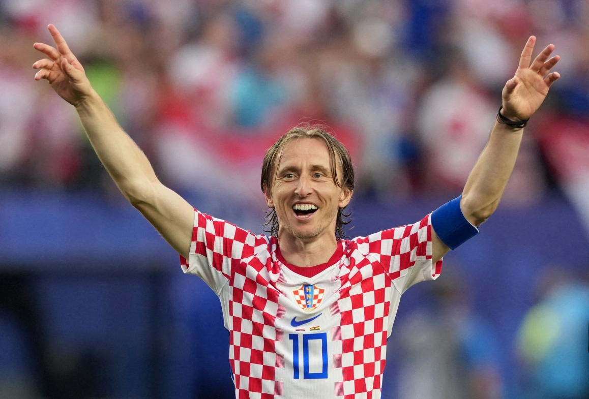 Luka Modric is the inspiration for Croatia (Photo: Reuters).