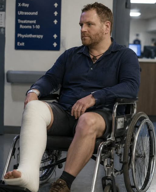 Josh Gates rehabilitation after cave disaster during painful physiotherapy recovery