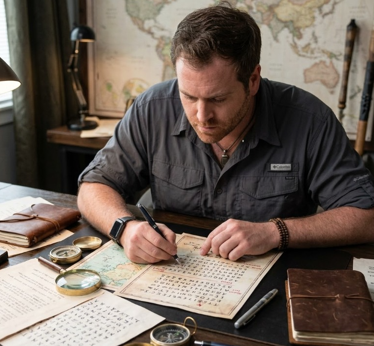 The Second Coordinate revealed by Josh Gates during recovery