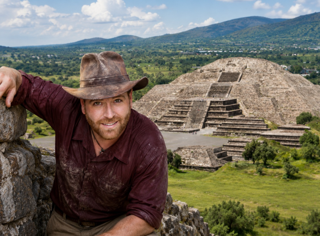 Mysterious City Beneath Mexico’s Pyramids with Josh Gates at Teotihuacan