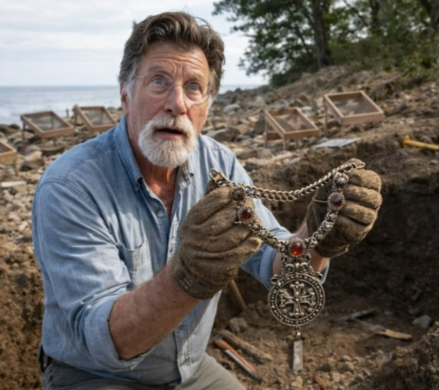 Oak Island 700-year-old necklace discovery